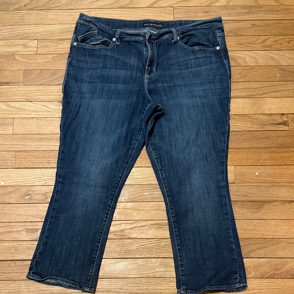Rock & Republic Dark Indigo Boot Cut Jeans